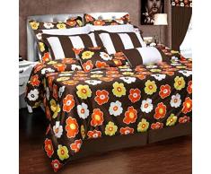 Tribeca Living Sonja 12-teiliges Bettset in Tasche mit Bettlaken-Set Transitional Queen Mehrfarbig