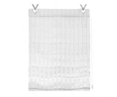 Lichtblick Raffrollo mit Hakenaufhängung, 90 x 140 cm in Weiß, ohne Bohren, mit Klemmfix-Technik, stilvoller Blend- & Sichtschutz für Fenster