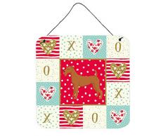 Carolines Treasures Irish Terrier Love Türaufhänger, Wanddekoration, Mehrfarbig