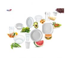 DOpla Becher 200 cc Linie Kunststoff weiß Ø 7,2 cm 02048 (conf.50)