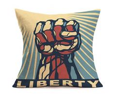 Asminifor Retro Vintage London View Überwurf Kissenbezug Ölgemälde Bus Big Ben quadratisch Kissenbezug Home Deko Kissenbezug für Sofa Couch Auto Wohnzimmer Decor 45,7 x 45,7 cm 18 x 18 inches Vl14