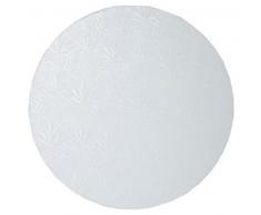 Oasis Supply Kuchenplatte, rund, 25,4 cm, weiße Folie