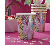 Ginger Ray HS-204 Hot Summer Pappbecher - Foliert