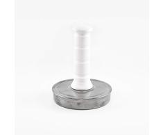 Fleischklopfer, Stahl, roter Griff, 550 g