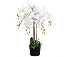 Leaf Kunstpflanze Orchidee, Blätter, 85 cm, WeiÃ