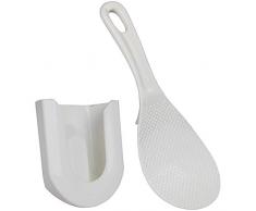 ECHO Reiskocher Löffelhalter Reiskocher Löffel Etui Antihaft Spatel für Reiskocher mit Löffelhalter, Küchenutensilien, Reispachtel