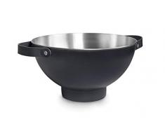 Lacor Sektkühler, Edelstahl 18/10, 36 cm Mond, Schwarz