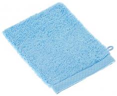 LASA PURE Walkfrottier Handtücher gut und günstig hellblau, Waschhandschuh 16x21 cm