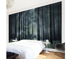 Apalis 94976 Vlies / Fototapete Mystischer Winterwald Breit | Vlies Tapete Wandtapete Wandbild Foto 3D Fototapete für Schlafzimmer Wohnzimmer Küche | Größe: 255x384 cm