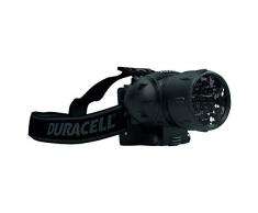 Duracell multifunktionale Stirnlampe mit 4 Lichtmodi und frei schwenkbar mit 19 LED`s inklusive Batteriesatz HDL-1