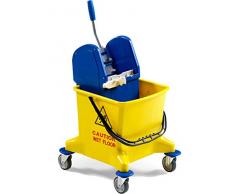 FAMESA Industrieller Wischeimer, Rot und Blau, 25 l