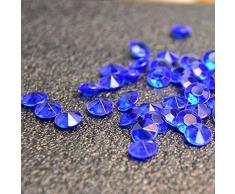 Jane Shop Acryl-Diamanten, 6 mm Acrylfarbe, künstliche runde Kristalle, Schatz-Edelsteine, 0,2 cm Tisch-Konfetti-Kristalle für Tischkonfetti, Tischstreuer, Vasenfüller, Partydekoration (2000 Stück) 6 mm königsblau