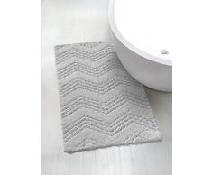 Gabel Bad-Teppiche 60 x 100 cm grau