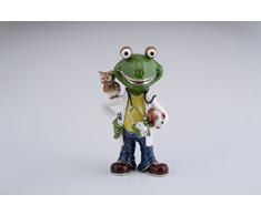 Veterinary Frosch fabrege Stil Schmuckkästchen Handgefertigt von Keren Kopal