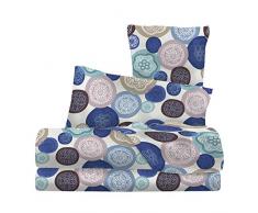 Fantasy Murrine Italian Bed Linen Bettwäsche, Kleine doppelte, Mikrofaser