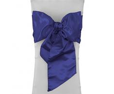 La Bettwäsche Satin Schärpe, 8 von 274 cm, Royal Blau