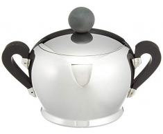 Alessi Bombé Zuckerdose aus Edelstahl 18/10