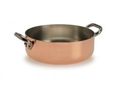 Pentole Agnelli ALCU104PI20 Stielkasserolle mit 2 Griffen 24 cm