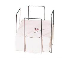 Garcia de Pou Serviettenhalter, Metall, Silber, 22 x 22 x 18 cm