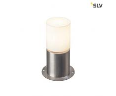 SLV ROX ACRYL 30 Pole, LED Outdoor Stehleuchte, Edelstahl 316, 3000K, IP44 Leuchte, 12 W, Silber