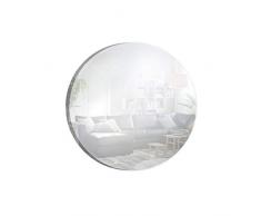 Better Crafts Runde Spiegelfliesen für Glasspiegel, Tafelaufsatz oder Handwerk – Wandspiegel-Dekor 7 Inch silber