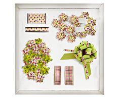 Brizzolari Haberdashery Shop Box, Kunststoff, hellgrün/bunt, 29 x 38 x 16 cm