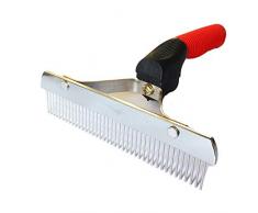 Pet Kamm extragroßen Rechen Kamm Fellpflege Bürste Enthaarungsbürste Beauty Kamm für große Hunde Golden Retriever Husky Deutscher Schäferhund