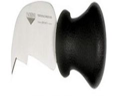 Coltelli Speciali Stahl/PP schwarz Käsemesser gebogen