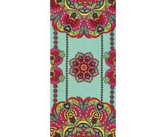Dohler Bahia Collection Brasilianisches Strandtuch, Mandala, Velours, 76,2 x 152,4 cm