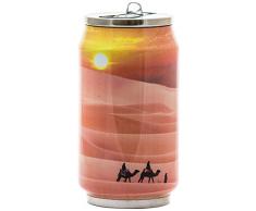 YOKO DESIGN 1566 Canette Thermoskanne, Edelstahl, Wüste, 14 x 7 x 7 cm