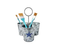 GoCraft Küchenutensilien/Besteck Caddy Set | Inklusive (3) Eisen, verzinkt Küchenutensilien Halter/Organisatoren für Ihre Utensilien, Spatel, Löffel, Besteck