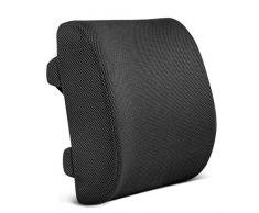 restorology Orthopädische Memory Foam Lordosenstütze Rückenkissen, für Bürostuhl & Auto – Entworfen zu reduzieren Rückenschmerzen & Boost Circulation mit Hypoallergen mit verstellbaren Trägern & Mesh Bezug