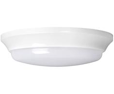 Airam 4116137 Rio LED Deckenleuchte rund 12 W, Weiß, 305 x 80 mm