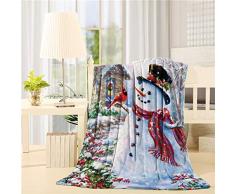 Advancey Flanell-Fleece-Überwurf, leicht, gemütlich, für Bett, Sofa, superweicher Stoff, You Are My Sunshine, Sunflower Bee 49x59 inch Weihnachten1ady1205