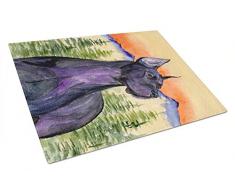 Carolines Treasures SS8642LCB Glasschneidebrett Deutsche Dogge, groß, mehrfarbig