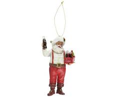 Kurt Adler Weihnachtsmann mit Coca-Cola-Motiv, 12,7 cm, 6 Stück