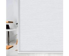 FILMGOO Sichtschutzfolie, mattiert, zum Dekorieren von Tönung, Hitzebehandlungen, Vinyl-Behandlungen, Sicherheits-Türaufkleber, Texturpapier für Zuhause und Büro, Dekoration. 17.5 inch x 157 inch schwarz