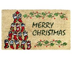 Coco&Coir Everything in a nutshell Fußmatte, Kokosfaser, 45 x 75 cm, Braun