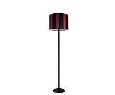 Studio Zappriani Stehleuchte Model Kora, Textur, E27, 60 W, Schwarz, 40x150cm, 2 Einheiten