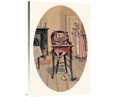 Global Galerie Budget gcs-454870–6.187,4–360,7 cm Werbung Schweinefleisch: Baby Pig Galerie Wrap Wandbild Giclée auf Leinwand Kunstdruck