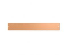 First4magnets TF-TZ2006 Kleine rechteckige Magnettafel / Strip c/w 6 Magnete, Metall, silber, 40 x 20 x 5 cm