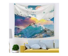 LN LOVE NEST Art Wandbehang Tapisserie Bohemian Wand Bettwäsche Hängende Decke für Schlafzimmer Wohnzimmer Wohnheim Dekoration Outdoor, 150 cm
