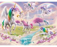 Walltastic Unicorn, Tapete Wandbild, Papier, Multi, 8 x 10 ft