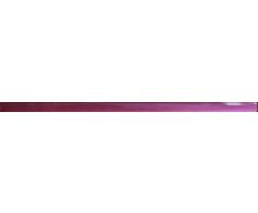 ALFA-CER Glasbordüre, Glas, Bordeaux Rot, Weinrot Metallic, 2.3 x 60 cm