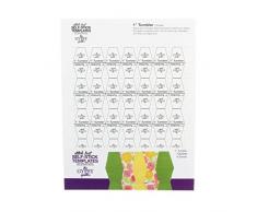 Gypsy Quilter Stitch Fast Selbstklebende Vorlage 1 im Tumbler