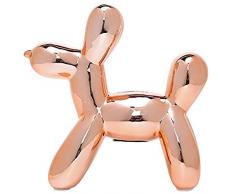 MingHaoyu Ballon Hund Skulptur Keramik Home Decor Figur Modern Bauernhaus Zimmer Ornament Spardose Rosegold1