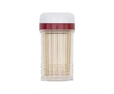 Good Cook 25898 Touch Shake-A-Pick GoodCook Zahnstocherspender, klein, weiß/schwarz