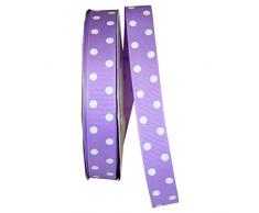 Reliant Ribbon 5202-430-05K Grosgrain Aspirin Dot Band, Helle Orchidee, 7/8 Inch X 50 Yards