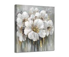 Artistic Path Leinwandbild, abstraktes Blumenmuster, Copyright-Lizenzbild, hochauflösende Auflösung, Kunstdruck auf Leinwand 24 x 24 x 1 Panel Lily-1