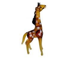 EE Glass Giraffe kleine Glasfiguren mundgeblasen Kunst Sammelfiguren